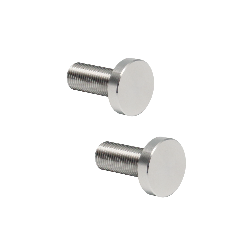 Fastening screw for single-sided pull handles