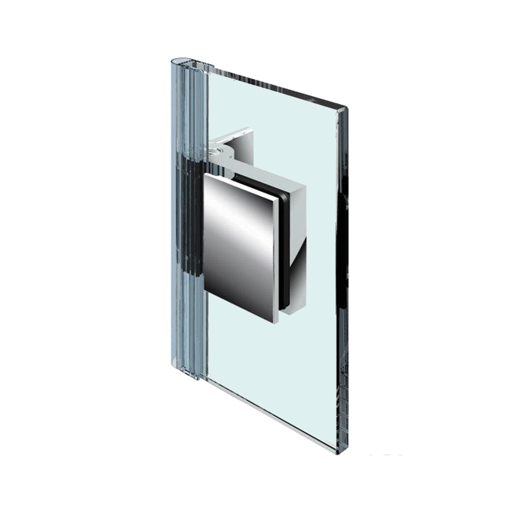Shower door hinge Flinter, glass-wall 90°, opening inward