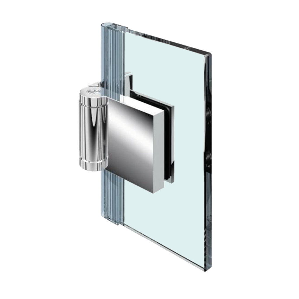 Shower door hinge Flinter, glass-wall 90°, opening outward