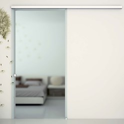 V-5400 - ceiling / wall, sliding door set with soft-close