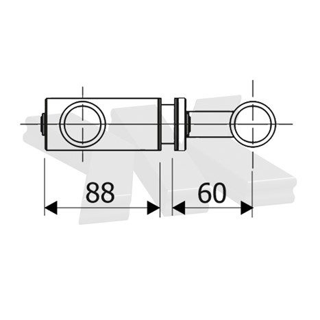 Profile cylinder keyed alike, Ni ABUS 30/80 mm