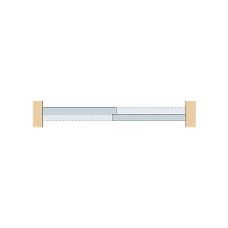 Miniroller set for vertical frame